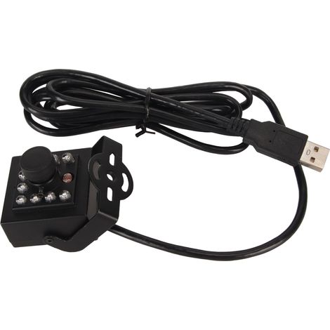 Module caméra USB 2.0 2MP HD 1080P avec vision nocturne infrarouge, compatible Windows, Android et Linux (1/5)