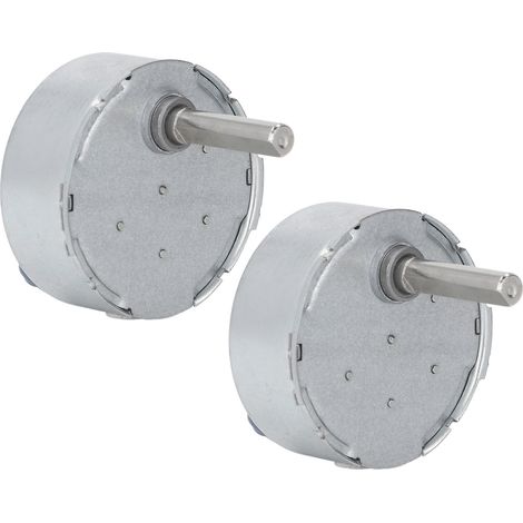 2 moteurs synchrones à courant alternatif 50TYC, 5 à 6 tr/min, rotation antihoraire/horaire, grand couple, faible bruit, pour plateau tournant, 100-127 V CA. (1/5)