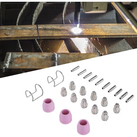 Kit de 25 électrodes pour torches de découpe plasma à air pour plasma AG60/SG51 (1/5)