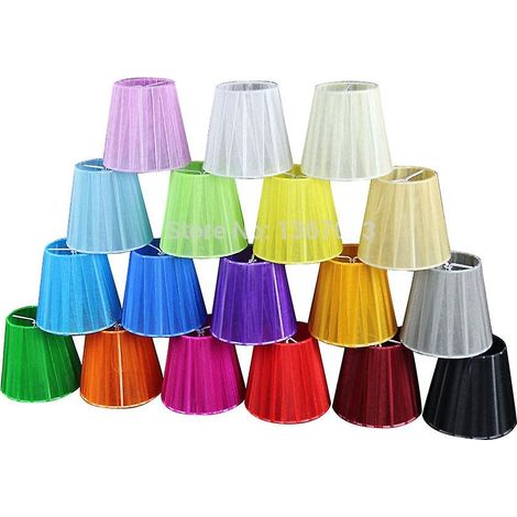 Abat-jour moderne en dentelle 12cm pour lustre, design contemporain (1/4)