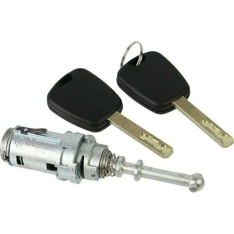 Kaelt - KIT Serrure + Barillet pour Porte Avant Gauche Citroen C2 C3 C3 PLURIEL + 2 clés-DPZO (1/5)