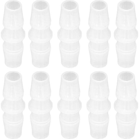 Raccord de tuyau en PP 11,1-11,1 mm – Lot de 10 pièces pour aquarium et pompe (1/5)