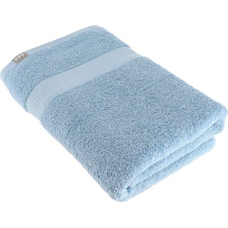 Telo da bagno 70x130 cm 100% cotone - azzurro - Tendance