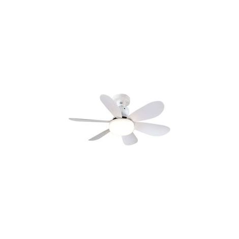 Ventilateur de plafond avec éclairage et télécommande, 52 cm, 40 W, petit ventilateur de plafond LED à intensité variable avec douille E27 (1/4)