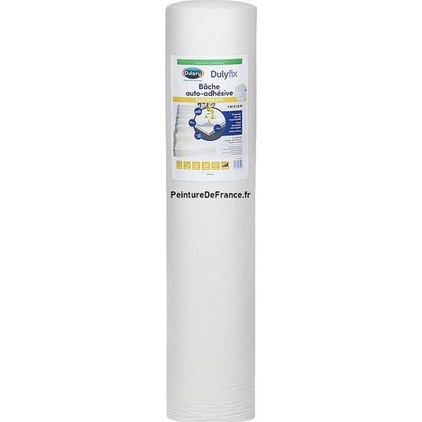 Dulary – Bâche de peinture absorbante auto-adhésive 1 x 25 m – Imperméable et antidérapante – Protection optimale pour sols et escaliers - XXL 1 X (1/4)
