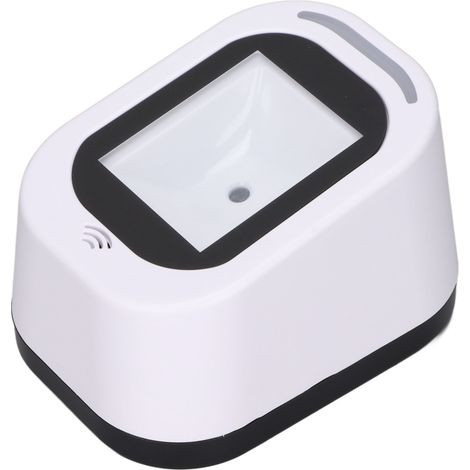 Lecteur de codes-barres à lecture rapide, stable et fiable. Appareil de lecture électronique pratique et facile à utiliser. Blanc. (1/5)