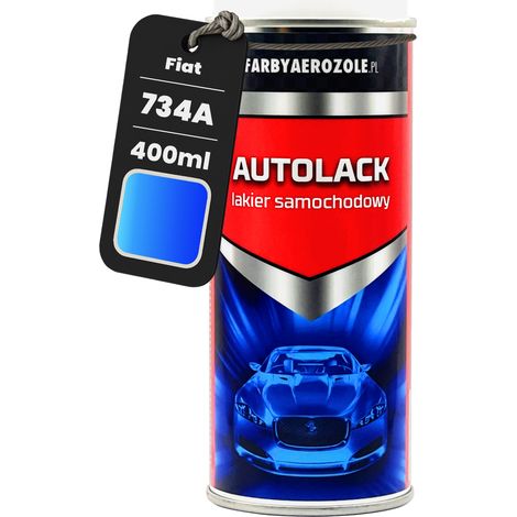 Fiat 734/A (734A) „Blue Cocktail“ Autolackspray 400 ml (1/5)