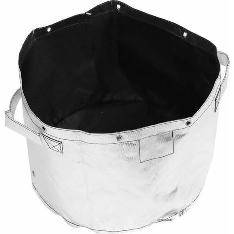 Royaluxe - Garden Tools Large Capacity Garden Bags Leaf Boxes Bins Silver Practical and Convenient (1/4)
