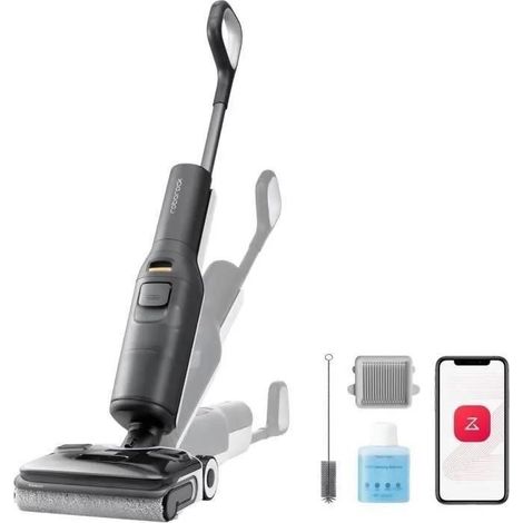 ROBOROCK F25 ACE - Kabelloser Wischsauger - 20.000 Pa - All-in-One für harte Böden - Null Verwicklungen - Schnelles Trocknen bei 90 °C