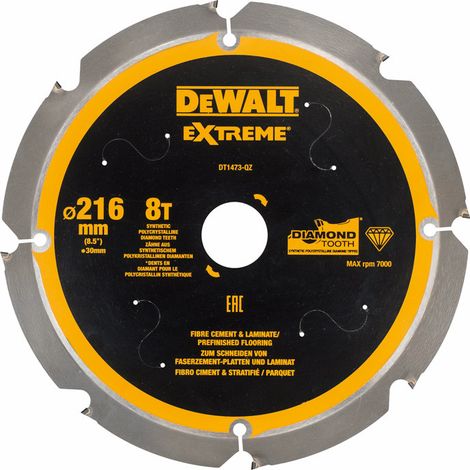 DeWalt Kreissägeblatt PCD 216/30 mm 8Z