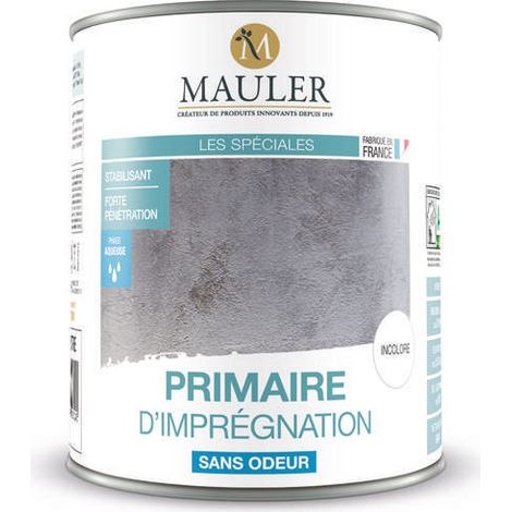 Primaire béton & enduit ciment - 5L Incolore - Qualité air A+ - Primaire d'imprégnation Mauler