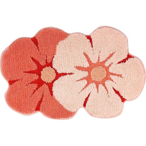 absorbent bath mat made of soft microfiber not suitable for