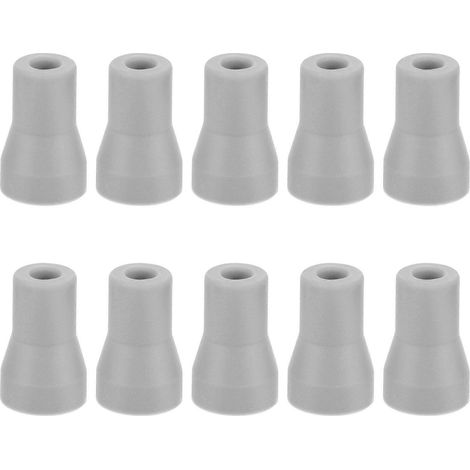 Healifty Lot de 10 adaptateurs de rechange pour éjecteur de salive dentaire, embouts à pression pour aspiration chirurgicale (gris) (1/3)