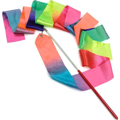 Cinta Gimnástica - 4 m - 5 cm de Ancho - Seda Satén - Mango de Fibra de Vidrio - 50 g (1/5)