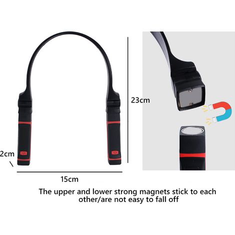 Abnehmbare LED-Leselampe fürs Bett, ideal zum Stricken, Campen und für Reparaturen. (1/5)