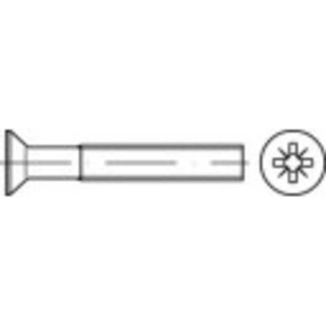 [NEUWERTIG] B-Ware TOOLCRAFT Senkschrauben Schrauben M5 Kreuzschlitz Stahl verzinkt 500 Stück 40 mm (1/2)
