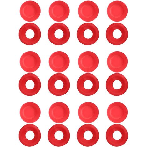 Kunststoffflaschendichtungen Ersatzdichtungen 24 Stück Auslaufsichere dicht und Langlebig für Schwingverschlussflaschen für Soda und Einmachflaschen (1/5)