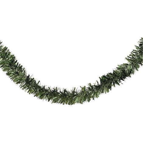 Ghirlanda tinsel verde pino 10x200