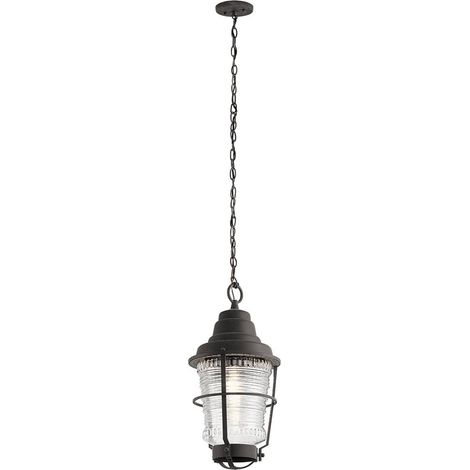 Chance Harbor Kichler Outdoor 1 Lanterna a catena leggera Zinco resistente alle intemperie IP44 (1/5)