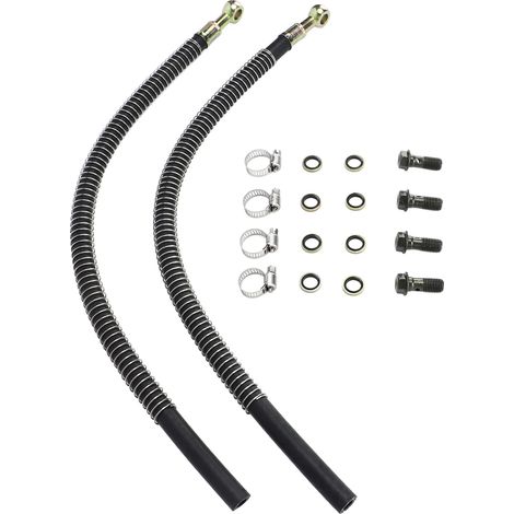 450 mm Kühlwasserschlauch mit M10x1,25 Schraube für 125ccm, 140ccm, 150ccm und 160ccm Offroad-Motorräder, Pitbikes, Quads, kompatibel mit Monkey Bikes (1/5)