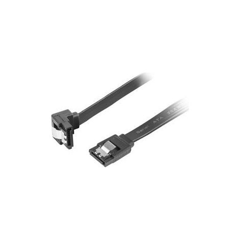 Cable SATA III Lanberg de 0,5 m - Transferencia rápida de datos, negro (1/3)