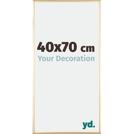 yd. - Cadre photo 40x70 - Or - Aluminium - Kent