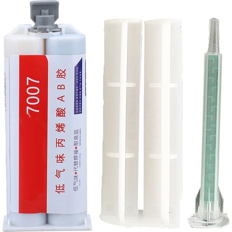 AB Glue Acrylic High Viscosity 5 Minutes Strong Quick Drying for DIY Metal Welding 50ml