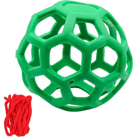 Boule Traiter Foin Mangeoire Jouet Suspendu pour Cheval, Goa, Mouton - Soulagement du Stress en Stable (1/5)