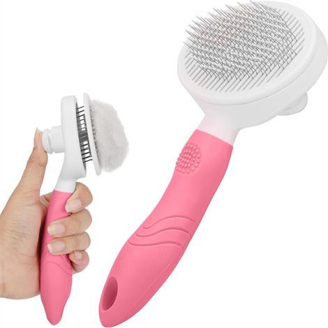Brosse douce pour chien et chat (1/4)