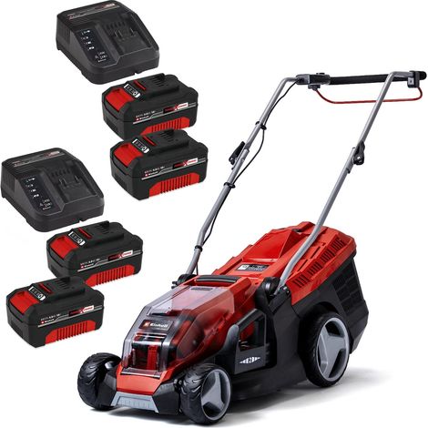 Einhell Twin 18v / 36v Cordless Lawnmower 36cm PXC GE-CM 36/36 Li 4 X 4ah Batt (1/5)