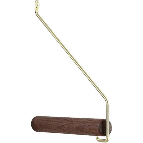Porte-manteau mural en bois massif, crochets en forme de fourche à foin, patères en bambou pour chambre ou entrée, décoration intérieure. (1/5)