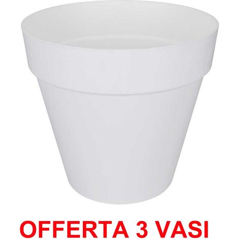 OFFERTA 3 VASO LOFT URBAN ROUND 30 WHITE ELHO