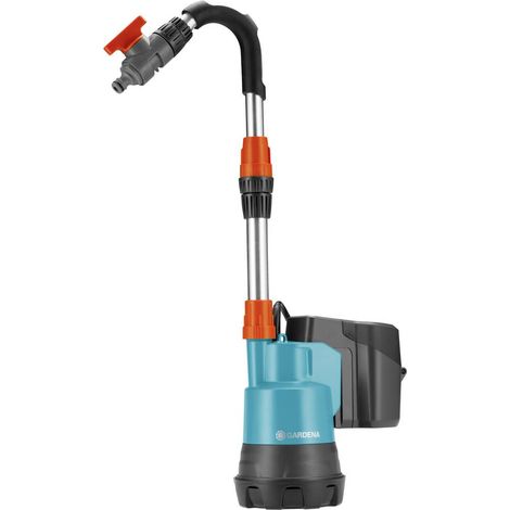 Gardena – Pompe immergée 2000/2 Li-174966 – Débit 3.500L/h – Hauteur max 20m – Pression 1,9 bar – Profondeur d'immersion 1,8m – Câble 2m - Li-1801749-66 (1/5)