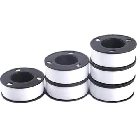 2 rouleaux de ruban d'étanchéité PTFE pour filetage, 10 mètres x 19 mm, étanche, pour raccords de gaz  Industrie et Commerce  Adhésifs, mastics et rubans  Rubans adhésifs