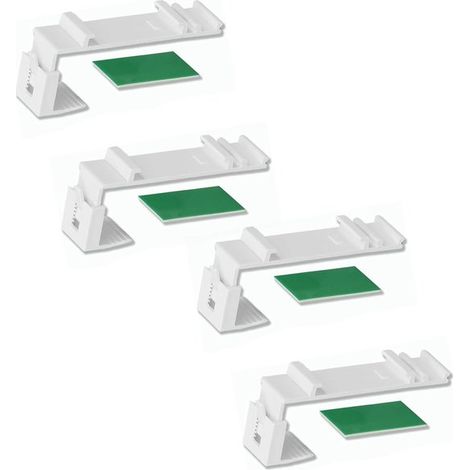 Juego de 20 soportes ajustables con tornillos para persianas enrollables – Accesorios para persianas enrollables (1/4)