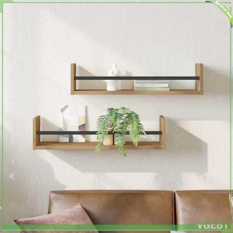 Étagère Murale - ABI - Chêne Artisanal - 60 x 16 x 14 cm - 2 pcs - Durable (1/5)