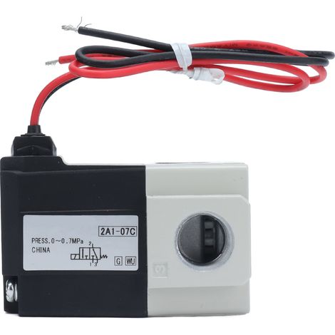 Électrovanne pneumatique G1/4 à dépression d'air, 2 positions, 3 voies, pour commande électronique de suralimentation