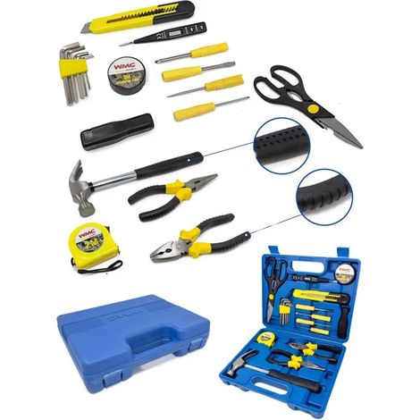 Set di attrezzi wmc-tools 1018 18 pezzi acciaio cromo vanadio