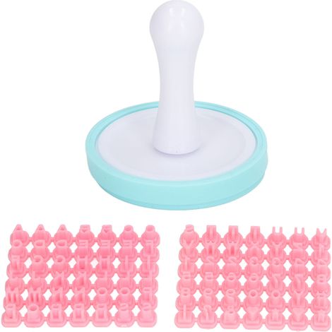 Lot de tampons à lettres alphabet en silicone flexible, moule DIY pour biscuits et gâteaux, outil de pâtisserie sûr et réutilisable (1/5)
