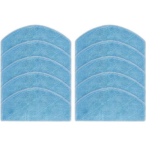 FOREHILL 4/10er-Pack waschbare Ersatzpads für Tikom G8000 Pro Staubsauger und Honiture G20 Saugroboter (10er-Pack) (1/5)