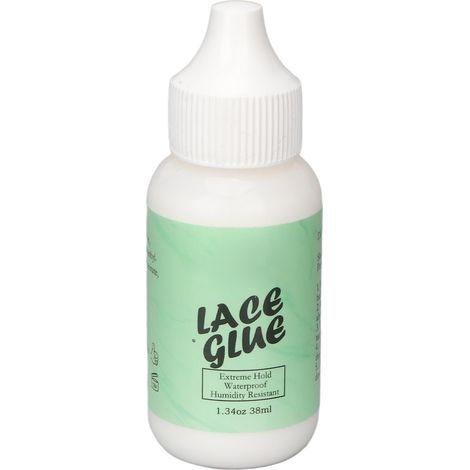 Colle à perruque transparente 38ml waterproof résistante à l'huile, sans latex, pour peaux grasses et sensibles (1/5)