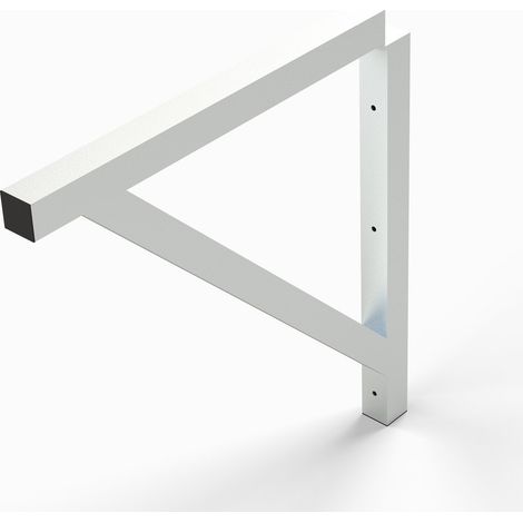Euroline Dreieckkonsole für 511 Podesttreppe, 800mm Stufenbreite Alu gerieft