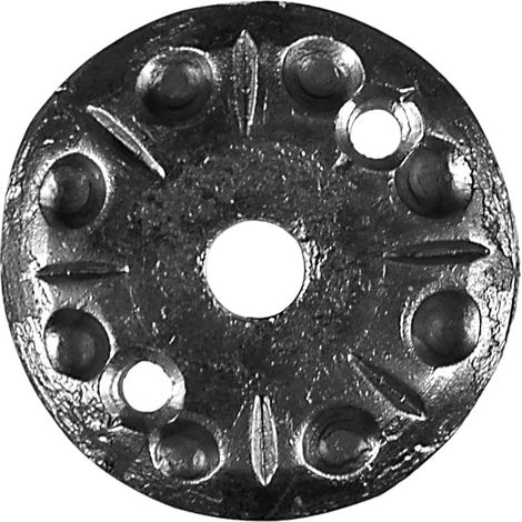 Deco Fer Forge – Rosace Ø68mm à visser – Trou central 12mm – Pour fer forgé et ferronnerie – Décoration intérieure élégante
