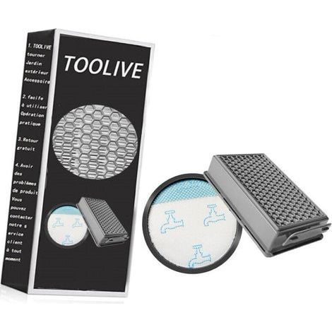 Replacement HEPA filter pack for Rowenta Compact Power XXL vacuum cleaner RO4811EA RO4871EA RO4855EA RO4826EA- (1/5)