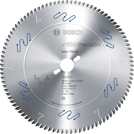 Bosch  Hoja  de  sierra  circular  Top  Precision  Best  for  Wood,  500  x  30  x  4,4  mm,  60  -  2608642125