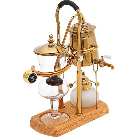Set macchina da caffè belga a sifone Macchina da caffè a sifone Macchina da caffè sottovuoto Oro 4-5 porzioni