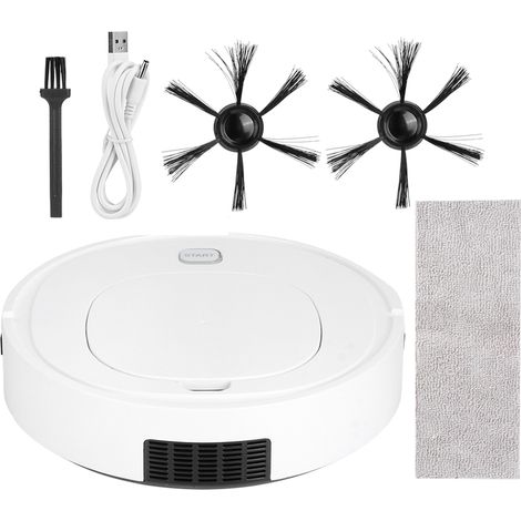 Ortviai Robot Balayeuse Automatique avec Batterie Intégrée 1500 mAh, 90 min d'Autonomie, Silencieux 55 dB (1/5)