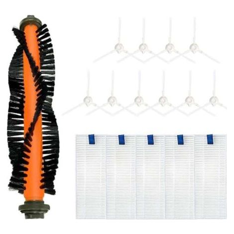 Kit de 16 brosses latérales principales pour aspirateur robot Explorer Série 20 RG687 RR682 RR687 RR688, 1 brosse rouleau pr (1/4)