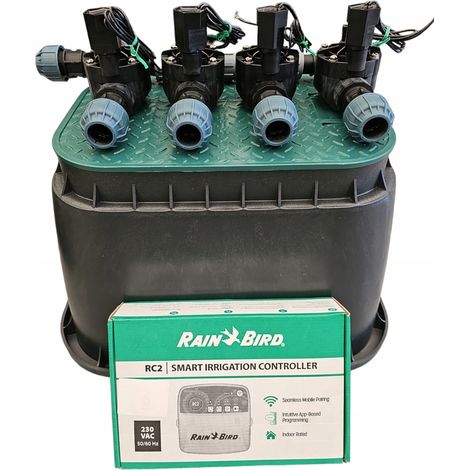 Kit Rain Bird a 4 sezioni: collettore dritto, RC2, pozzetto, PE 20 (1/5)