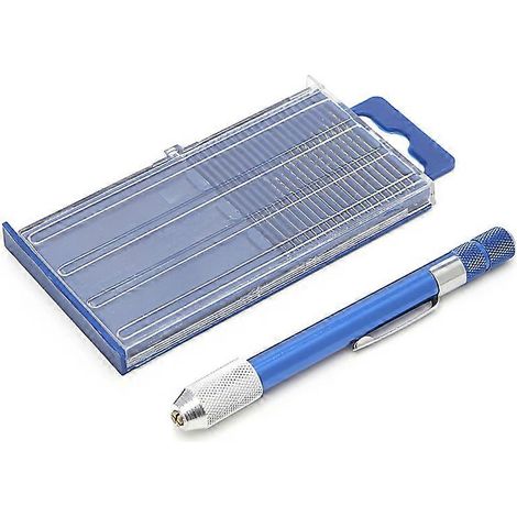 Jeu de 21 mini forets à torsion, index 61-80 W, perceuse manuelle en aluminium pour loisirs créatifs, 28 dents de scie. (1/5)